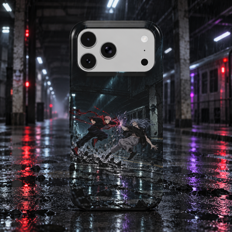Affrontement Nocturne – Rue sous la Pluie | AkumaSkins