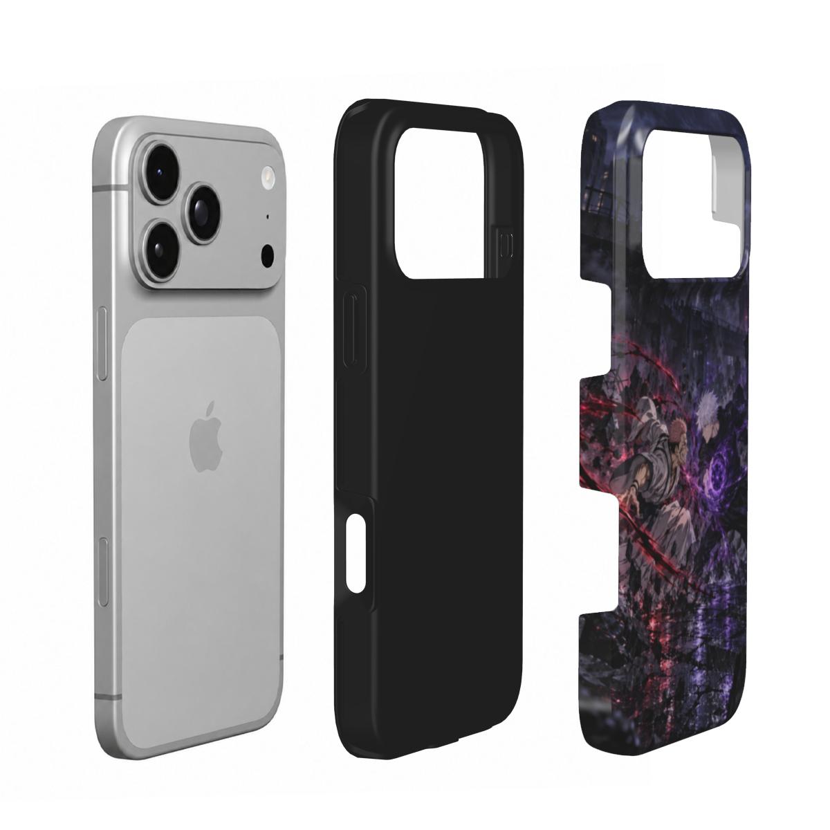 Coque manga Duo Énergie Maudite – Temple Céleste, détail
