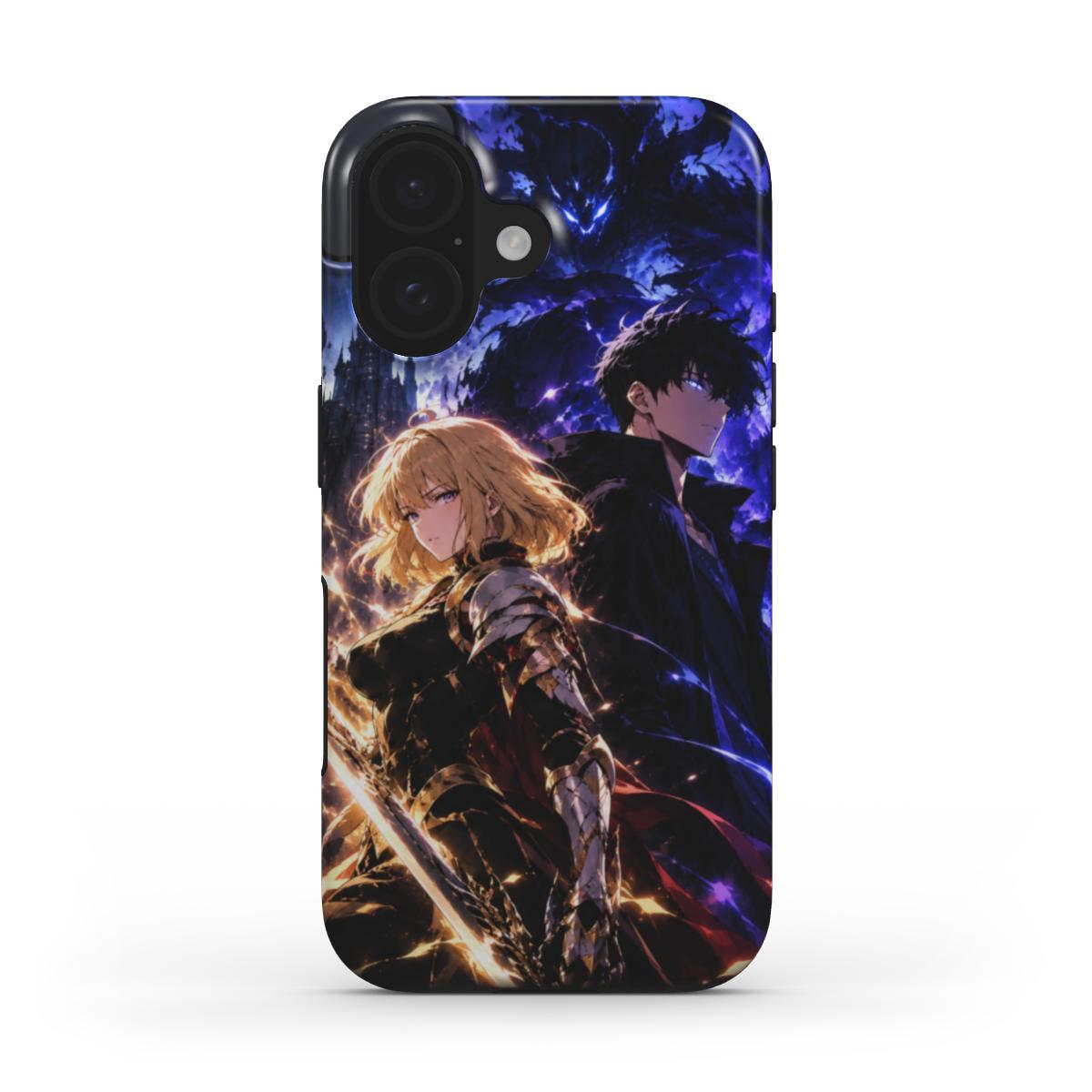 Duo des Ombres et de la Lumière — coque Tough pour iPhone 16 Plus, vue arrière