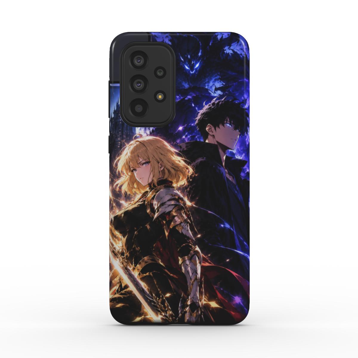Duo des Ombres et de la Lumière — coque Tough pour Samsung Galaxy A55, vue arrière