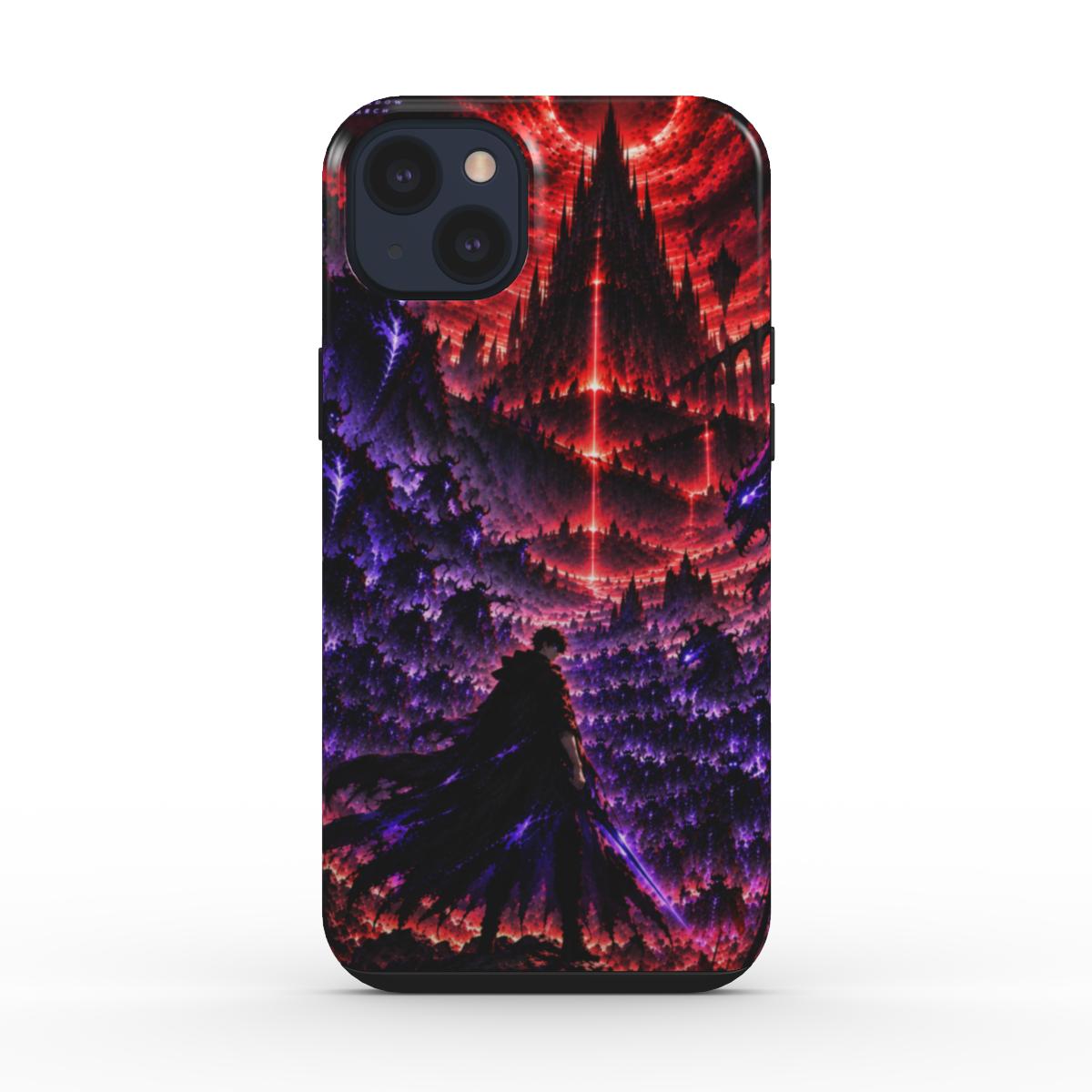 Royaume des Ombres — coque Tough pour iPhone 14, vue arrière