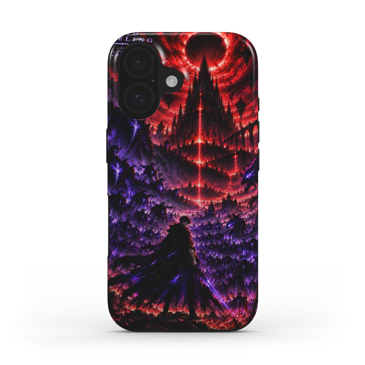 Royaume des Ombres — coque Tough pour iPhone 16 Plus, vue arrière