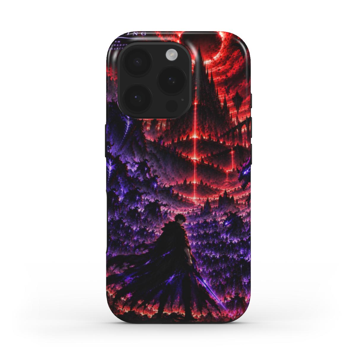 Royaume des Ombres — coque Tough pour iPhone 16 Pro, vue arrière